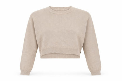Womens UK Size M Forever 21 Beige Pullover Jumper