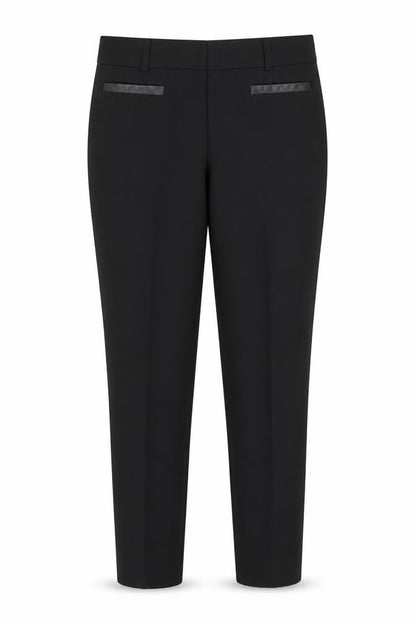 Womens UK Size 10 Papaya Regular Fit  Black Trousers