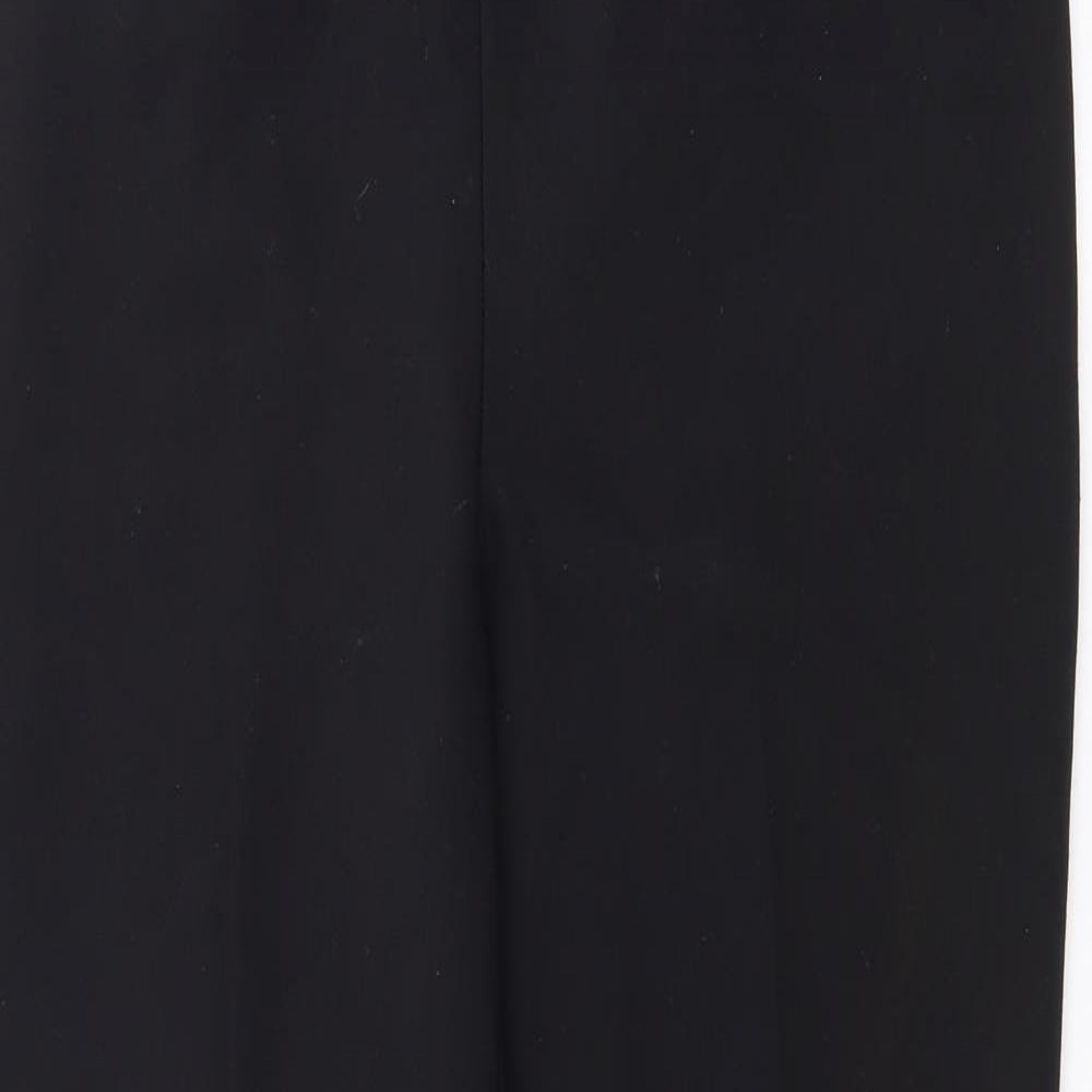 Womens UK Size 10 Papaya Regular Fit  Black Trousers