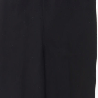 Womens UK Size 10 Papaya Regular Fit  Black Trousers