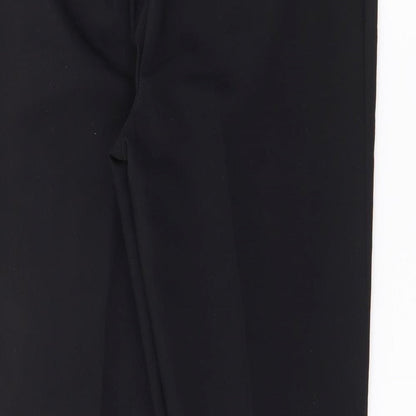 Womens UK Size 10 Papaya Regular Fit  Black Trousers