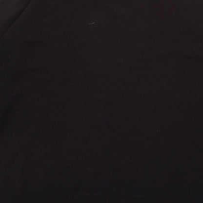 Autograph Mens Brown V-Neck  Acrylic Pullover Jumper Size M