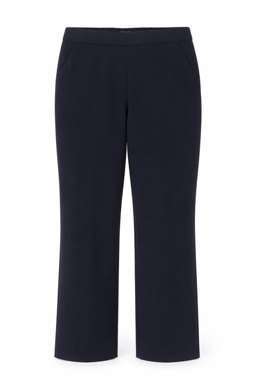 Womens UK Size 12 Classic Regular Fit  Blue Trousers