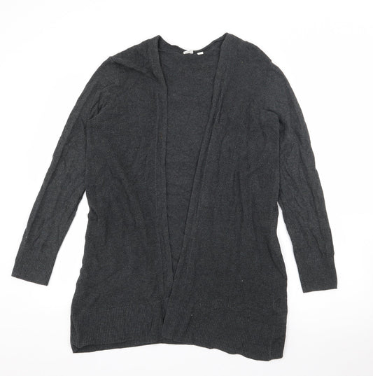 Gap Womens Grey V-Neck  Cotton Cardigan Jumper Size M