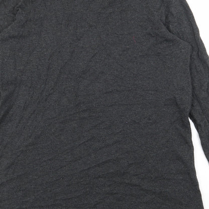 Gap Womens Grey V-Neck  Cotton Cardigan Jumper Size M