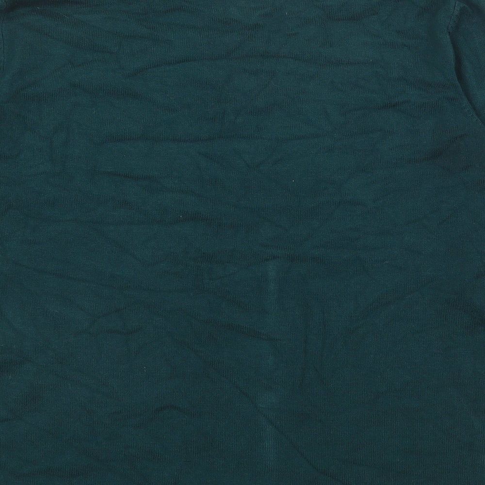 Womens UK Size L Stradivarius Green Pullover Jumper