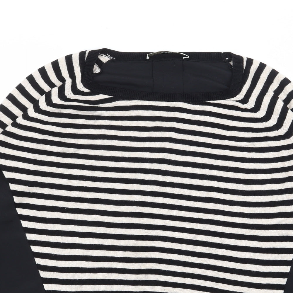 Womens UK Size S Oasis Black Basic Blouse