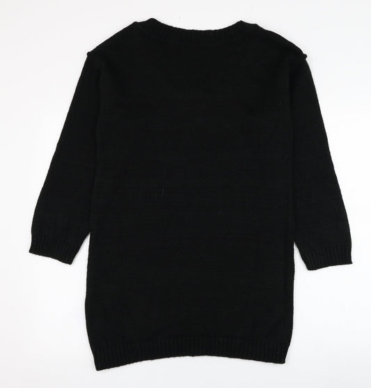 Womens UK Size 6 ASOS Black Pullover Jumper