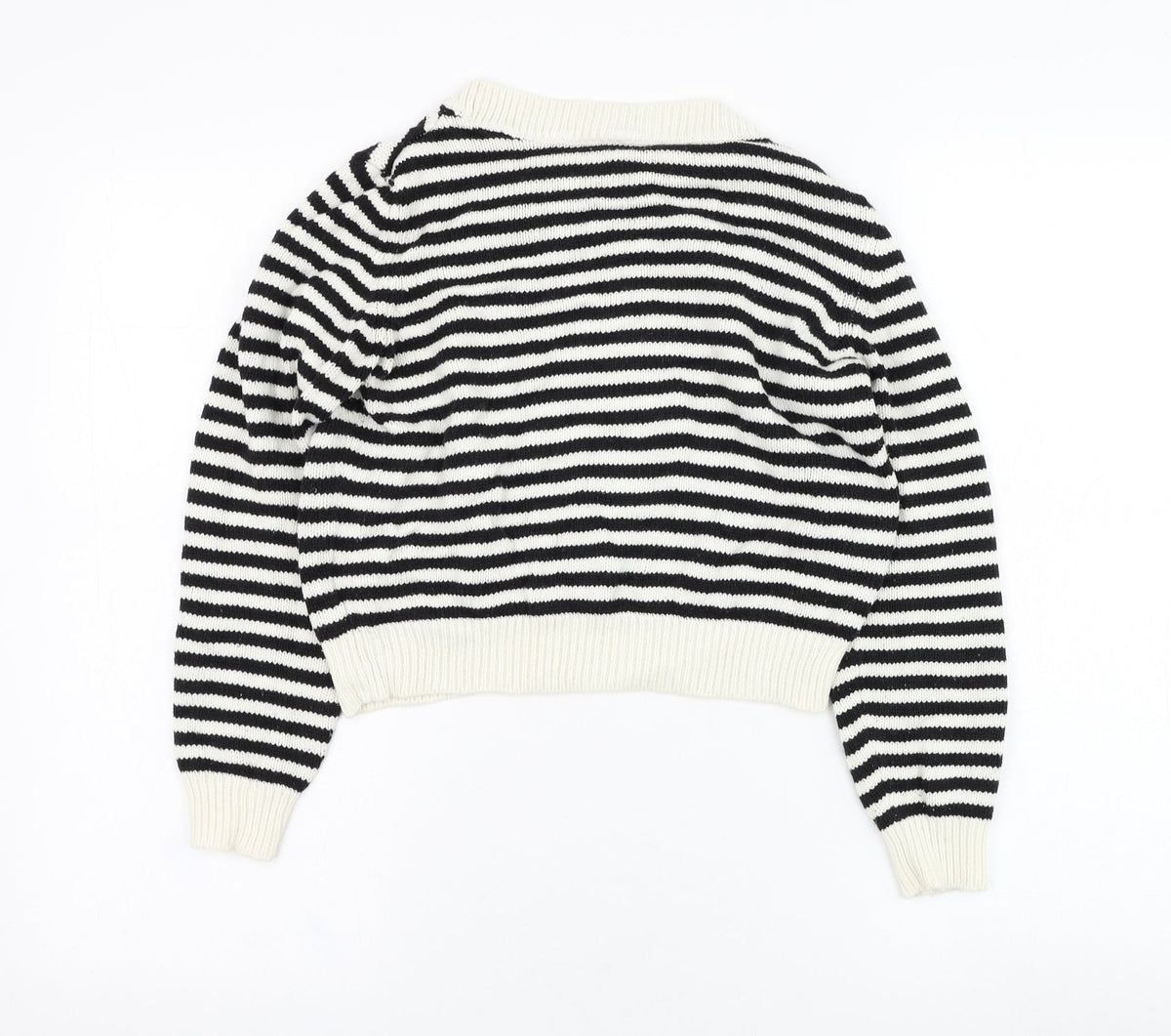Womens UK Size 8 H&M White Pullover Jumper