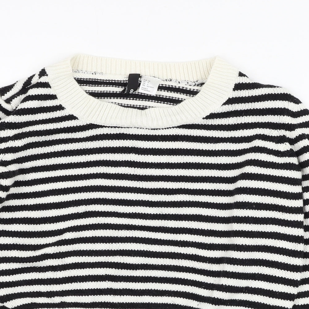 Womens UK Size 8 H&M White Pullover Jumper