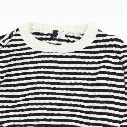 Womens UK Size 8 H&M White Pullover Jumper
