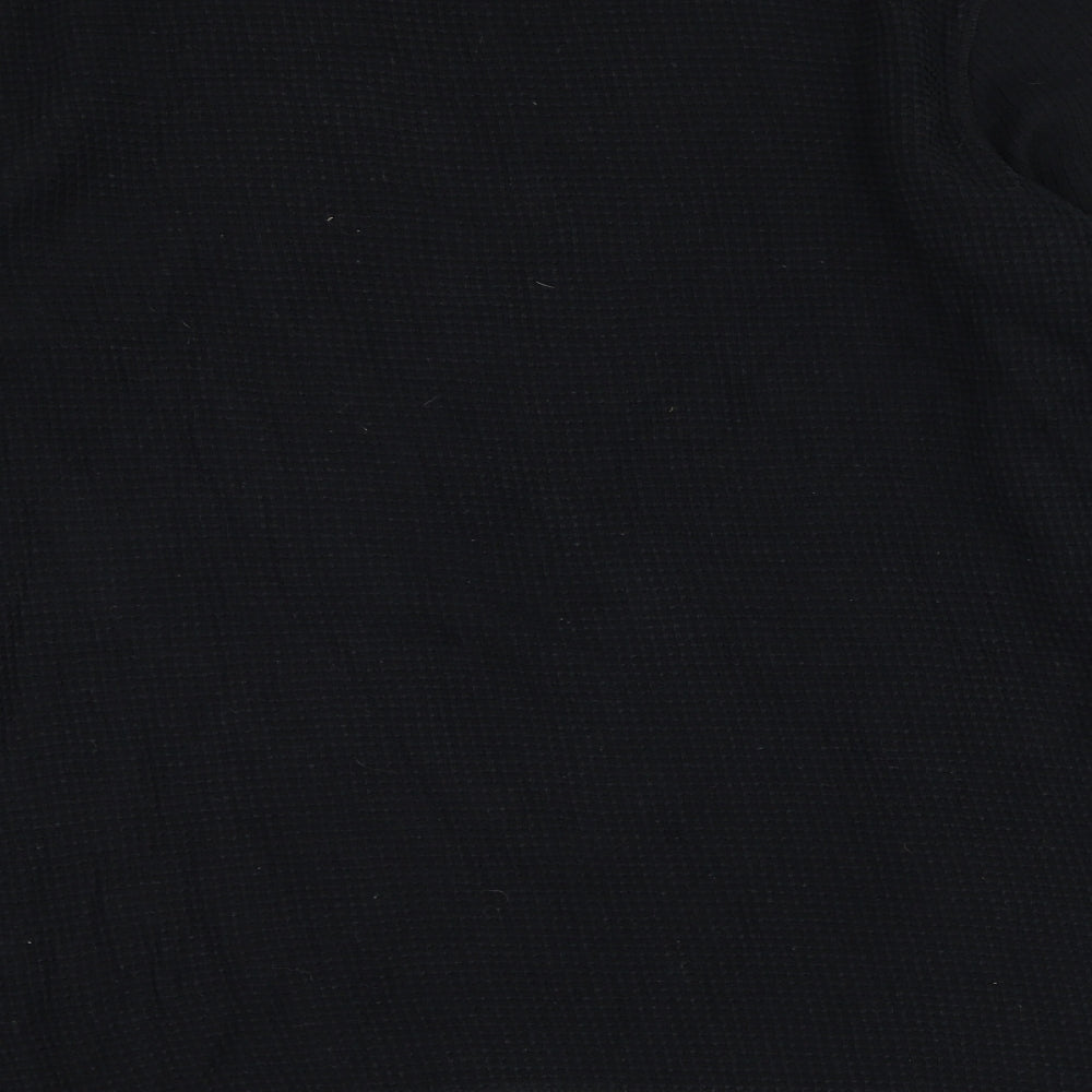 Mens UK Size M River Island Black Pullover Sweatshirt