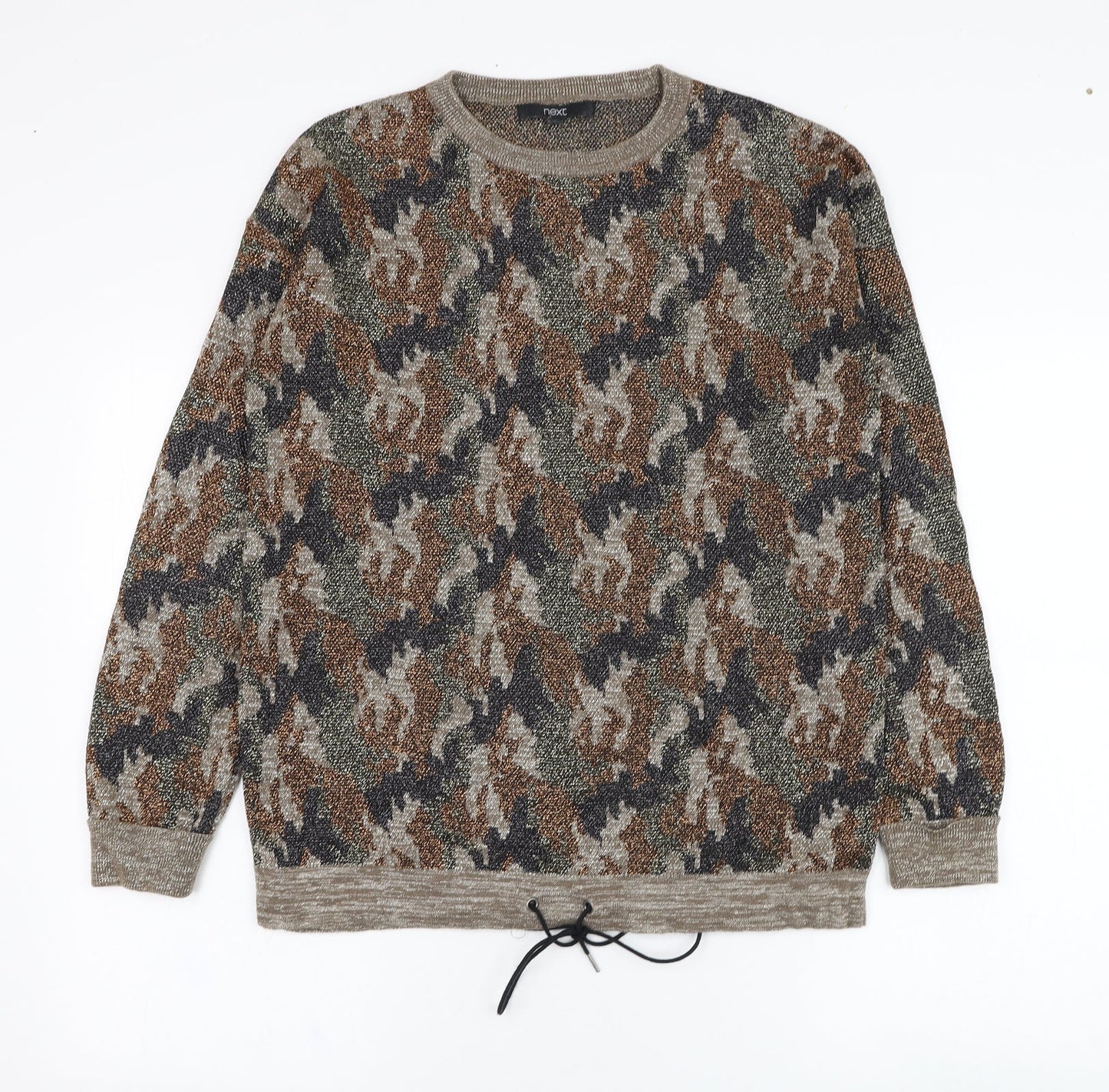 Womens UK Size 10 NEXT Brown Pullover Jumper