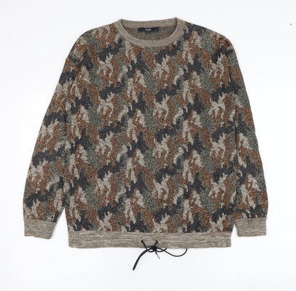 Womens UK Size 10 NEXT Brown Pullover Jumper