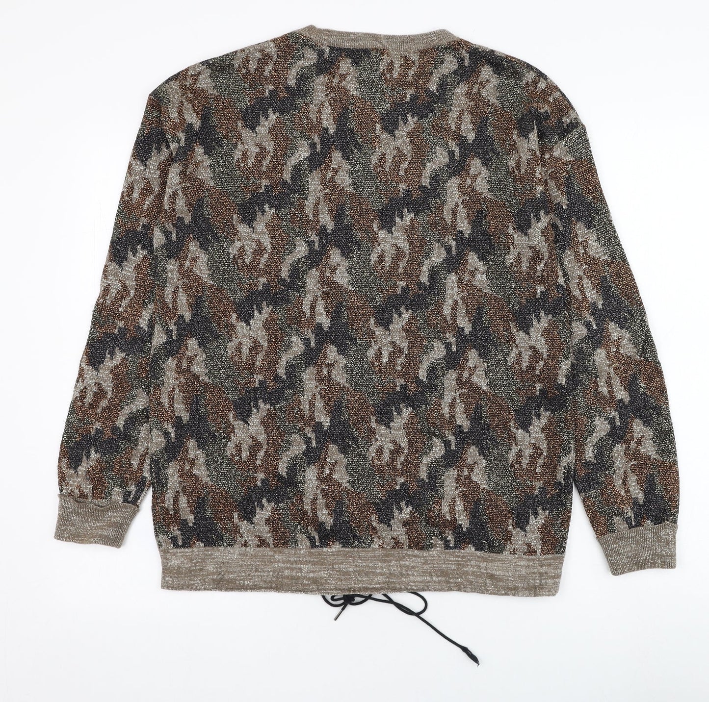 Womens UK Size 10 NEXT Brown Pullover Jumper