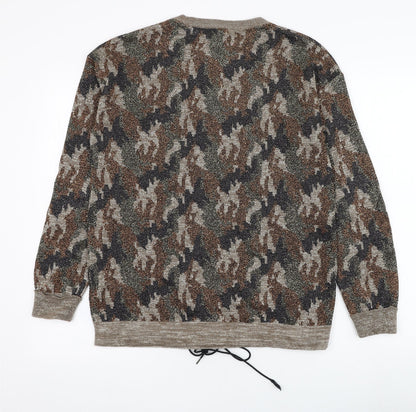Womens UK Size 10 NEXT Brown Pullover Jumper