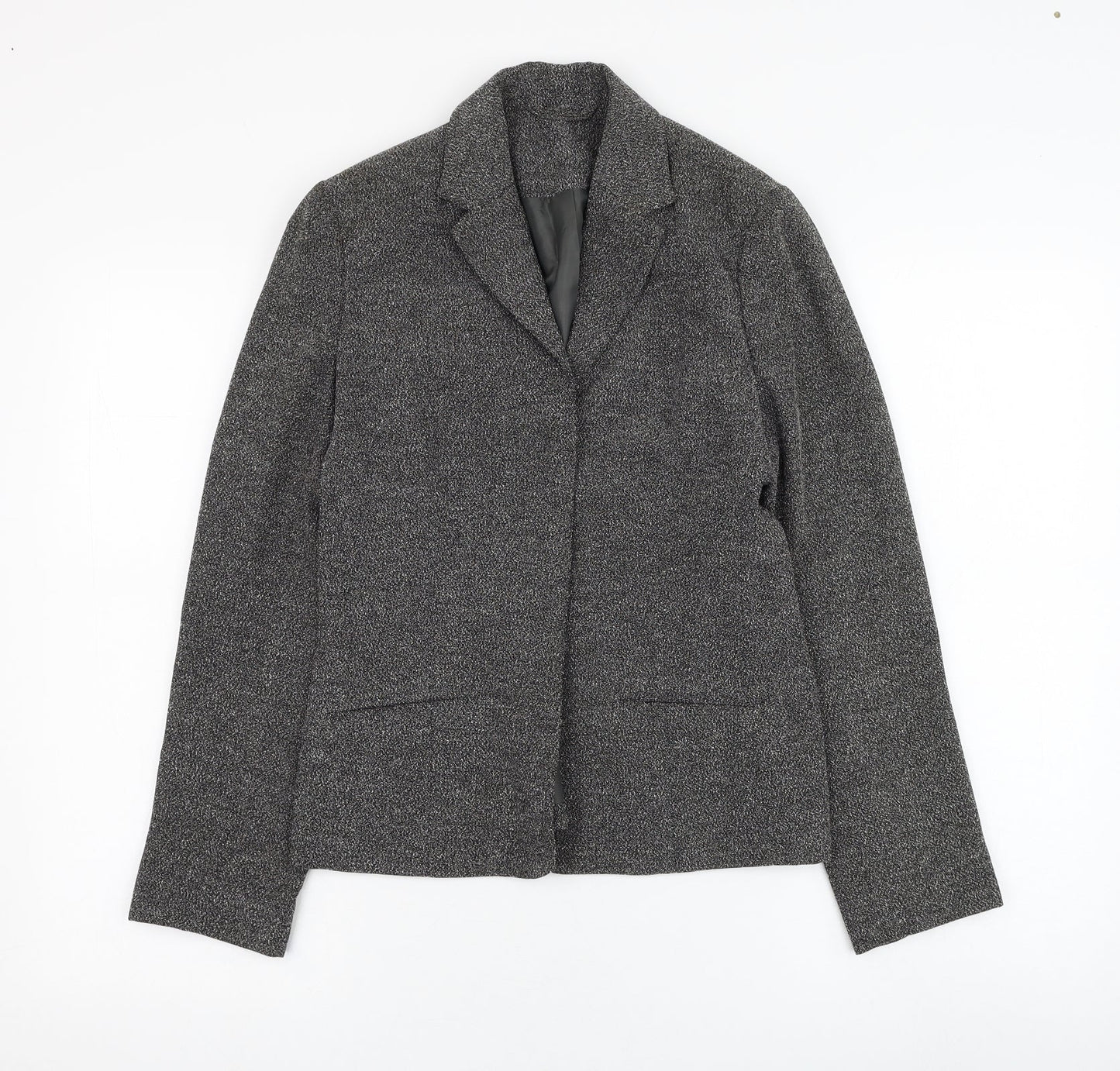 Principles Womens Grey   Jacket Blazer Size 8  Button