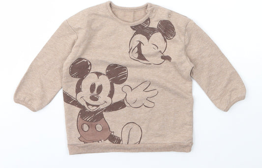 George Girls Pink  Polyester Pullover Jumper Size 6-9 Months   - Disney