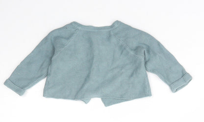 Disney Baby Girls Blue  Cotton Cardigan Jumper Size 3-6 Months   - Disney