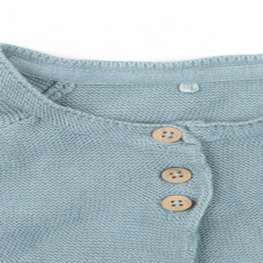 Disney Baby Girls Blue  Cotton Cardigan Jumper Size 3-6 Months   - Disney