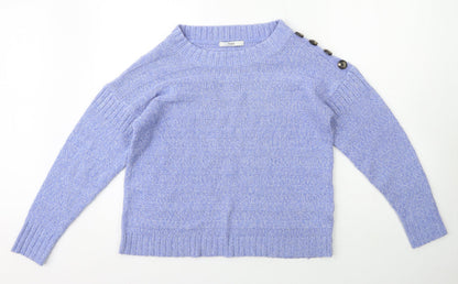 Womens UK Size S NEXT Blue Pullover Jumper