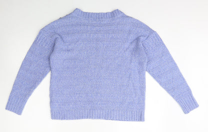 Womens UK Size S NEXT Blue Pullover Jumper