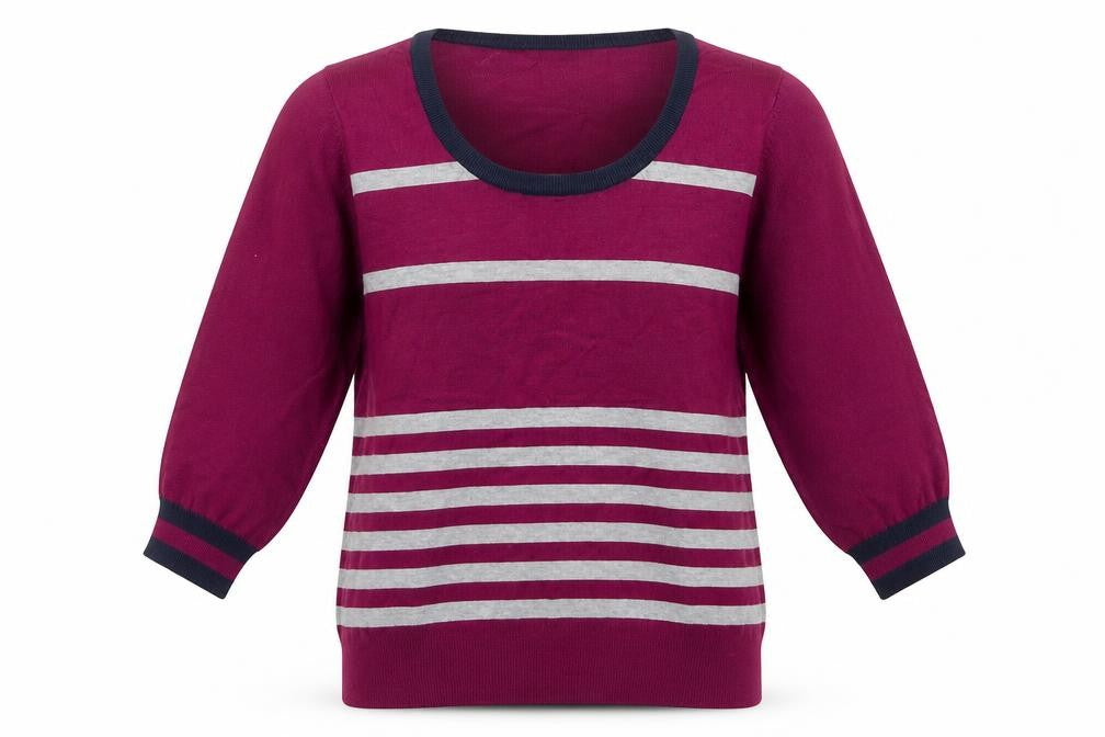Womens UK Size M M&Co. Purple Pullover Jumper