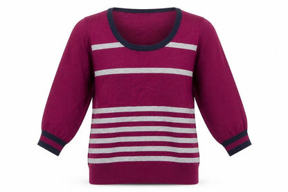Womens UK Size M M&Co. Purple Pullover Jumper