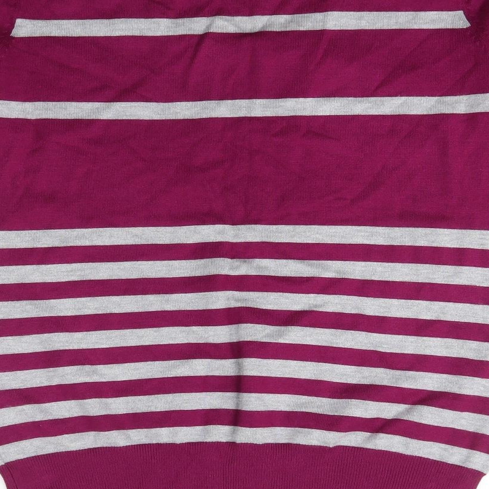 Womens UK Size M M&Co. Purple Pullover Jumper