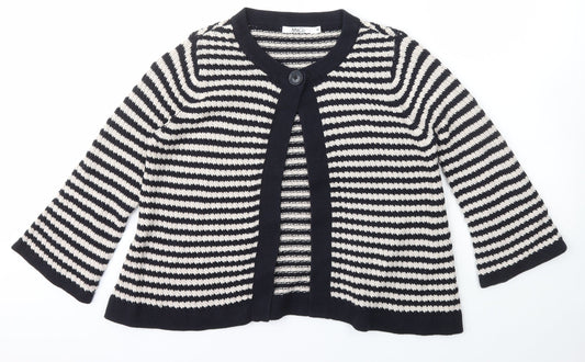 Womens UK Size M M&Co. Blue Cardigan Jumper