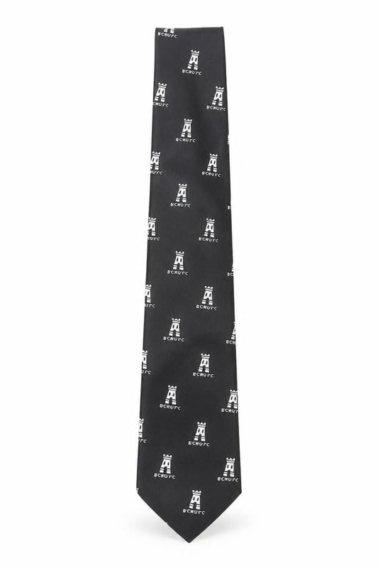 Made in Great Britain Mens Black  Polyester Pointed Tie One Size