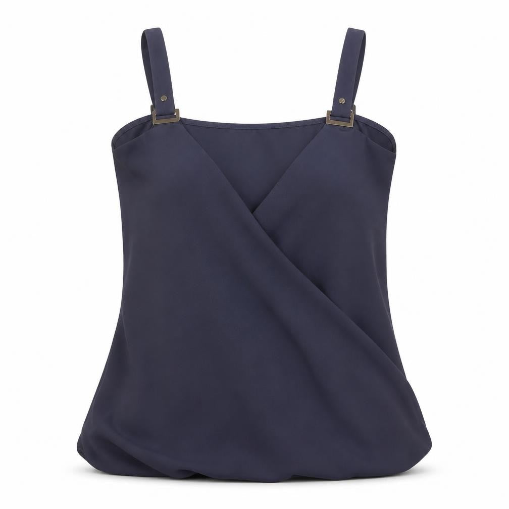 Womens UK Size 8 New Look Grey Camisole Blouse