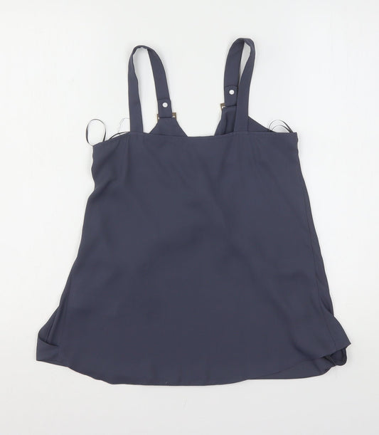 Womens UK Size 8 New Look Grey Camisole Blouse