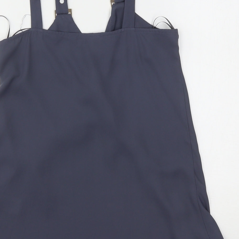 Womens UK Size 8 New Look Grey Camisole Blouse
