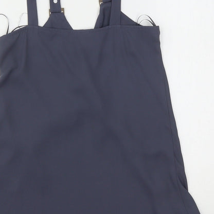 Womens UK Size 8 New Look Grey Camisole Blouse