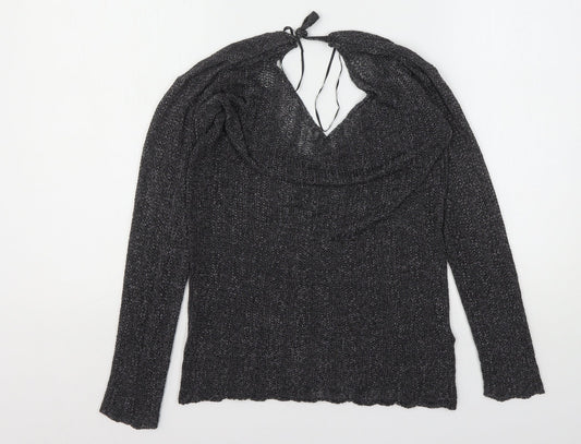 Womens UK Size XS H&M Grey Pullover Jumper