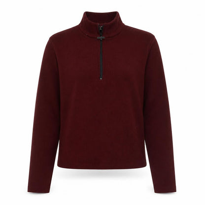 Womens UK Size L Bershka Red Pullover Sweatshirt