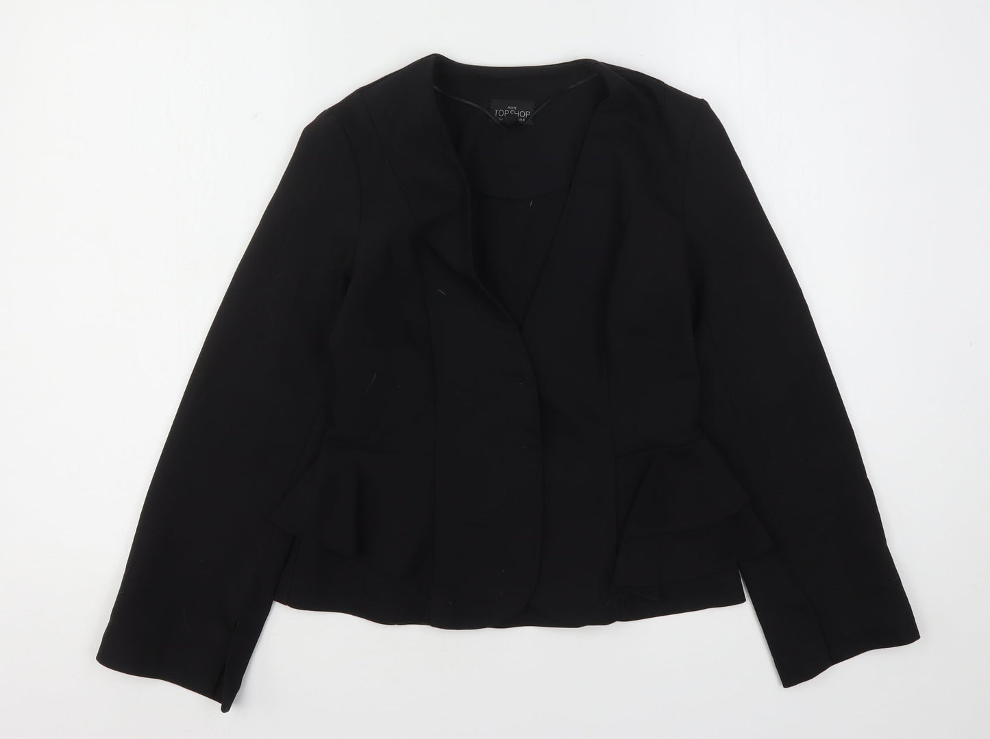 Womens UK Size 8 Topshop Black Jacket