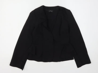 Womens UK Size 8 Topshop Black Jacket