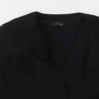 Womens UK Size 8 Topshop Black Jacket