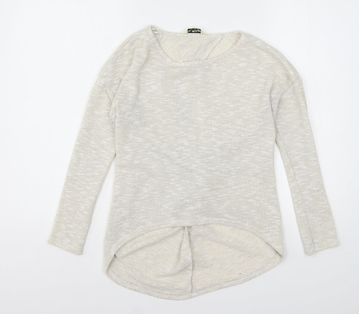 Womens UK Size 4 Miss Selfridge Beige Pullover Jumper