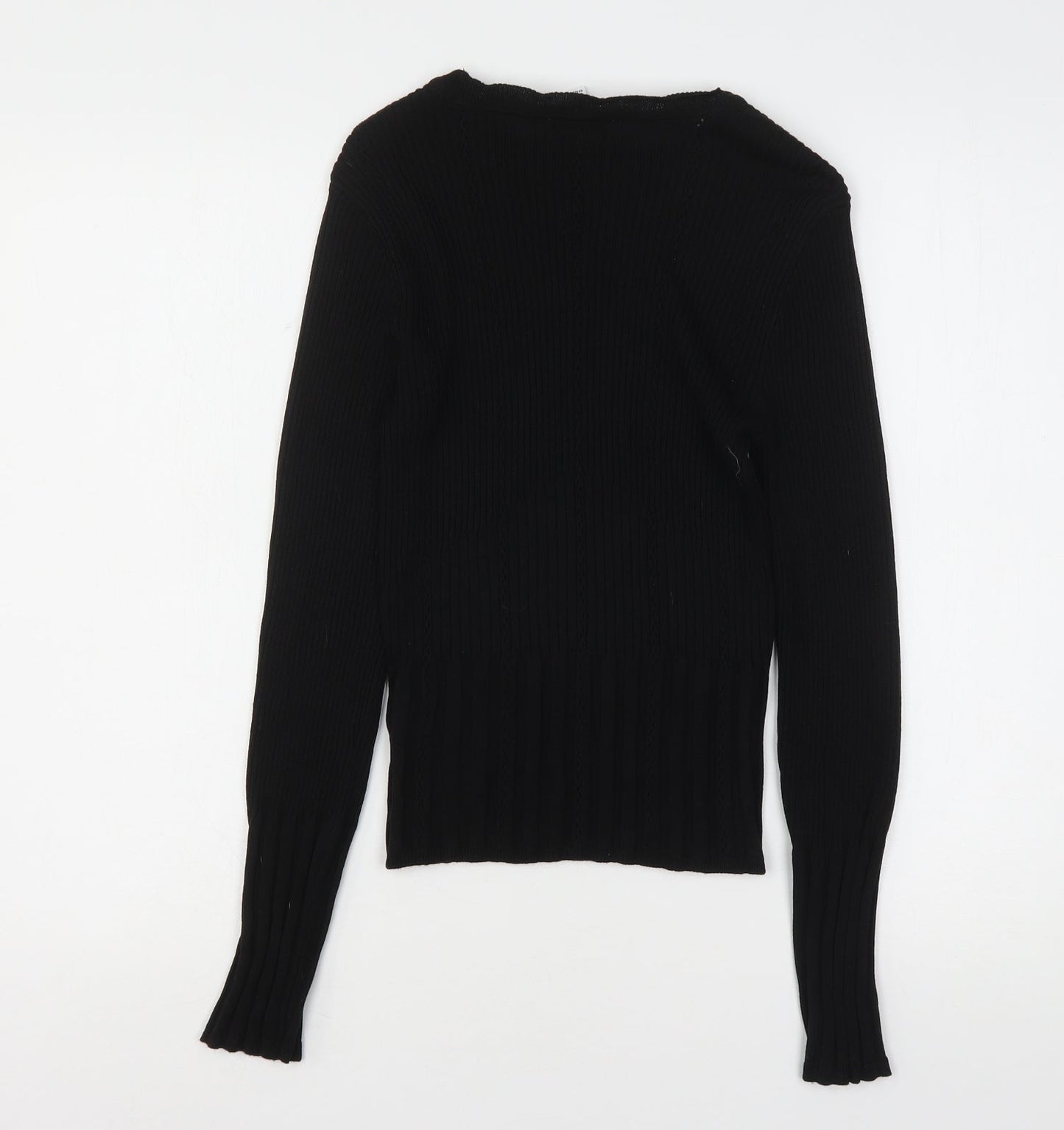 Womens UK Size S Topshop Black Pullover Jumper