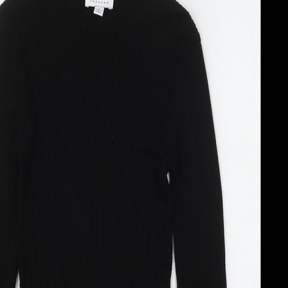 Womens UK Size S Topshop Black Pullover Jumper
