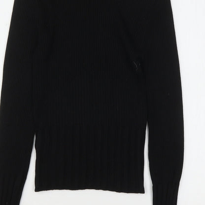 Womens UK Size S Topshop Black Pullover Jumper