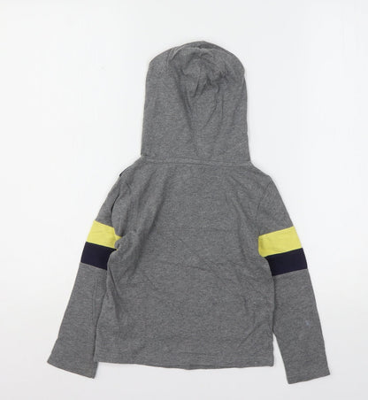 Gap Boys Multicoloured Colourblock Cotton Pullover Hoodie Size 4-5 Years