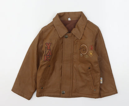 YAK Womens Brown   Jacket  Size 4