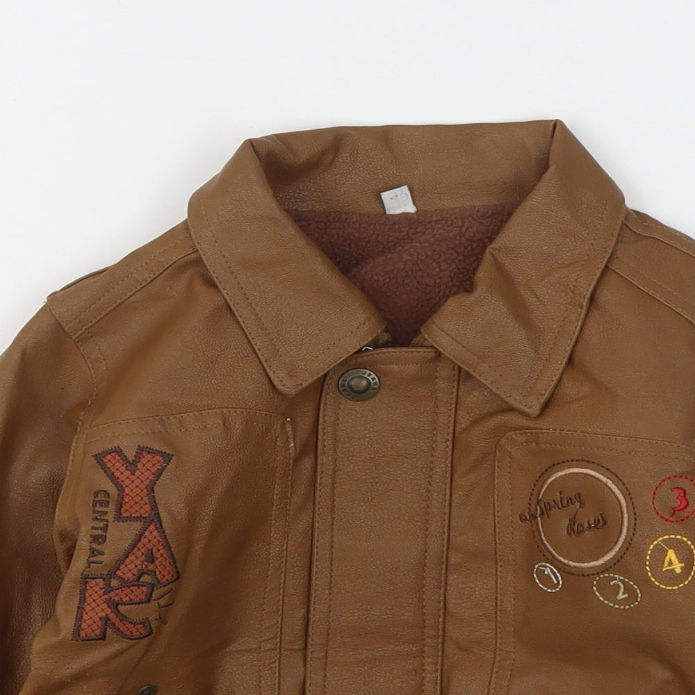 YAK Womens Brown   Jacket  Size 4