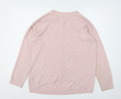 Womens UK Size 12 Principles Pink Pullover Jumper