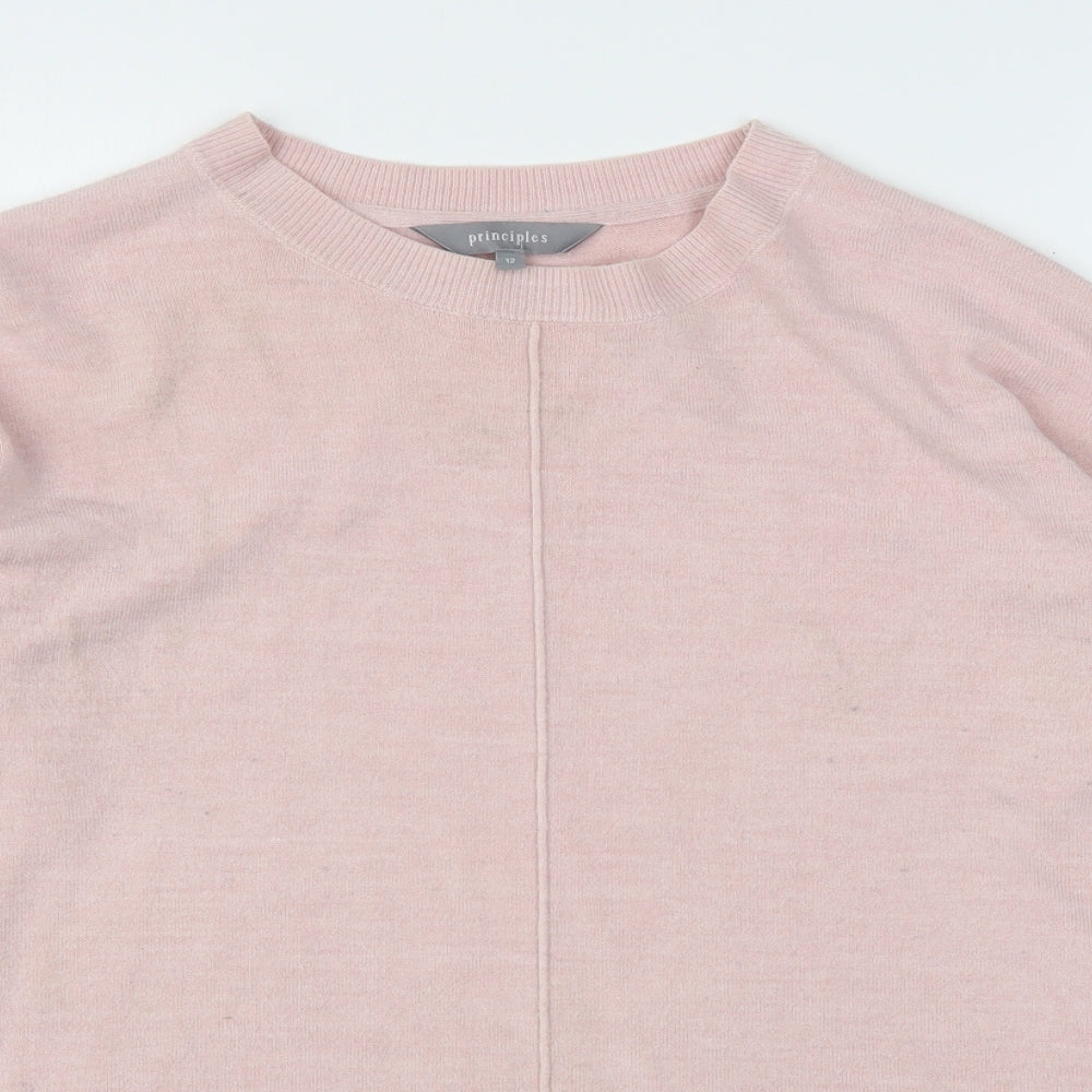 Womens UK Size 12 Principles Pink Pullover Jumper