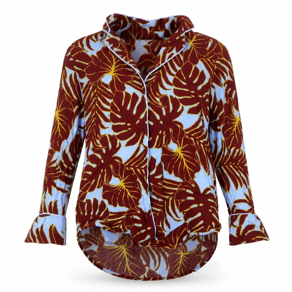 Womens UK Size 6 H&M Multicoloured Basic Button-Up